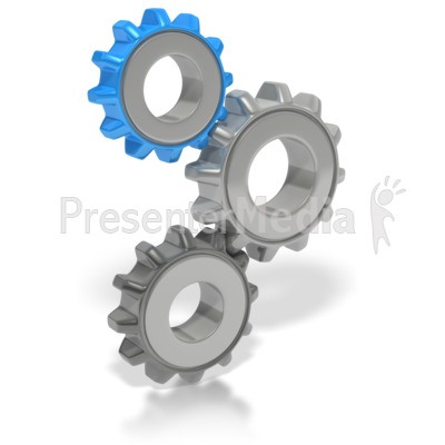 Stack of Gears Presentation clipart