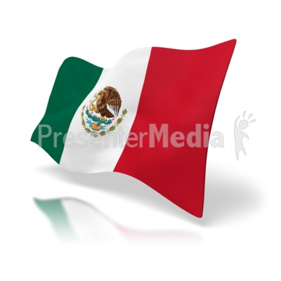 Flag Of Mexico Presentation clipart