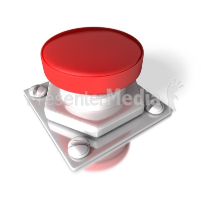 Single Red Button Presentation clipart