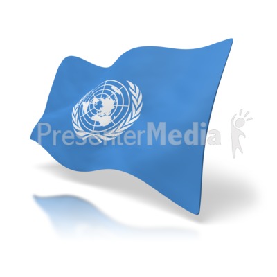 Flag United Nations Presentation clipart