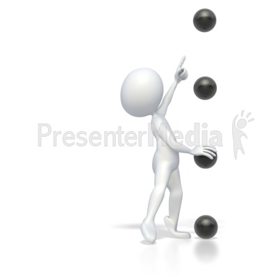 Bullet Point Stick Figure Point High Presentation clipart
