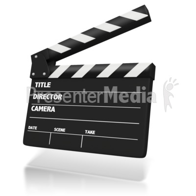 film camera clipart. Film Clap Board. Clipart of a