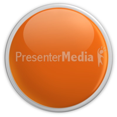Badge Blank Button Orange Presentation clipart