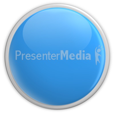 Badge Blank Button Blue Presentation clipart