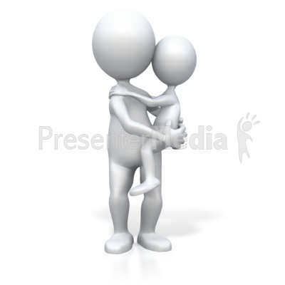 Parent Child Portrait Presentation clipart