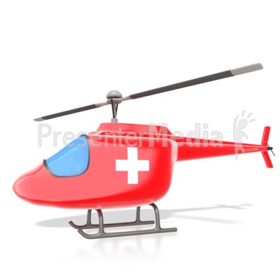 Medical Helicopter Presentation clipart