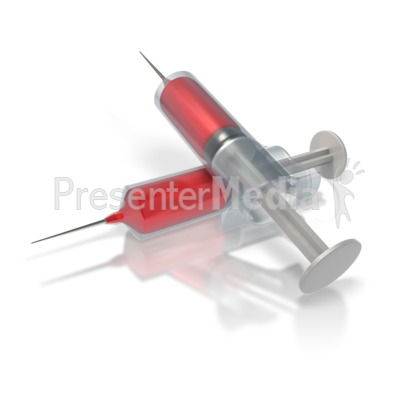 Blood Syringes Presentation clipart