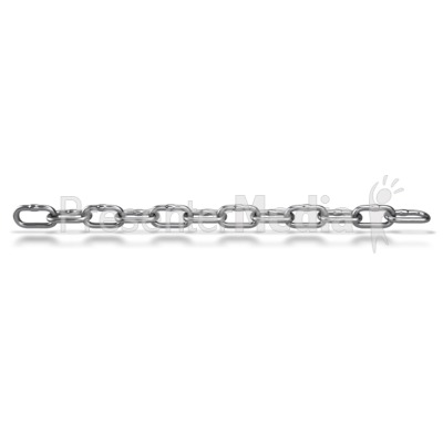 Metal Chain Link Presentation clipart