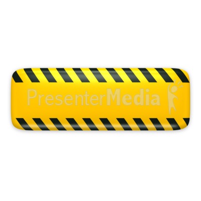 Yellow Bar Caution Construction Presentation clipart