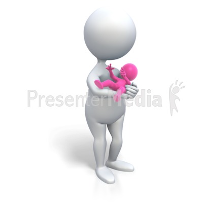 Conceive Girl on Mom Holding Baby Girl   Medical And Health   Great Clipart For