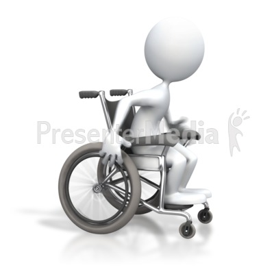 Wheel Chair on Stick Figure Racing Wheelchair   Sports And Recreation   Great Clipart