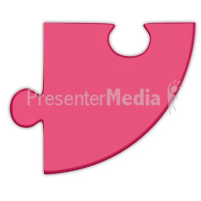 Pie Chart Puzzle Piece Magenta Presentation clipart