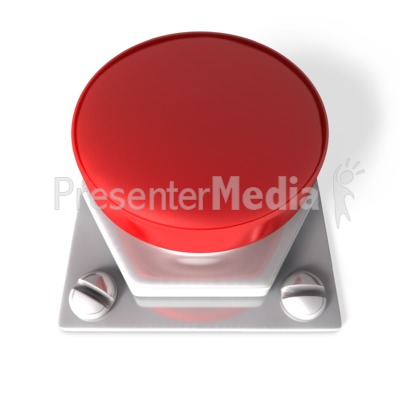 Red Blank Button Presentation clipart
