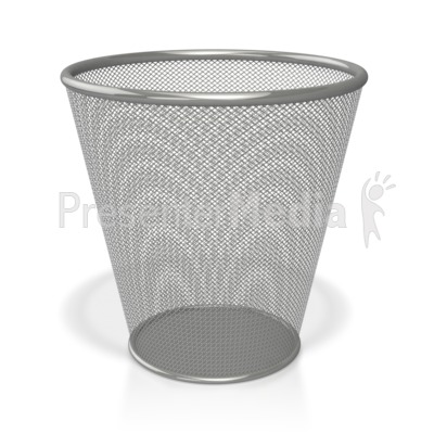 Empty Garbage Can