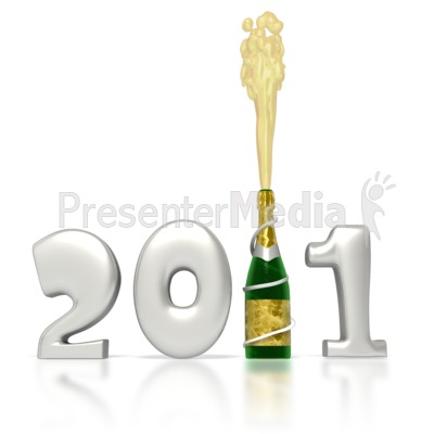Clip Art New Years. 2011 New Years Champagne
