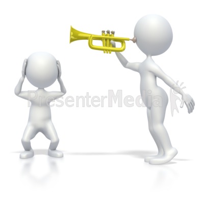 trumpets clip art. Sound PowerPoint Clip Art