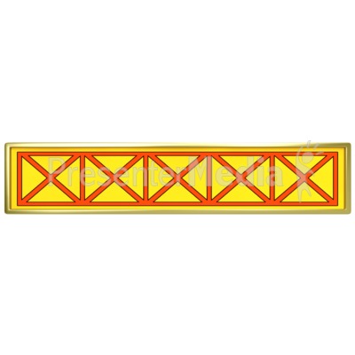 Panel with Red X's Presentation clipart