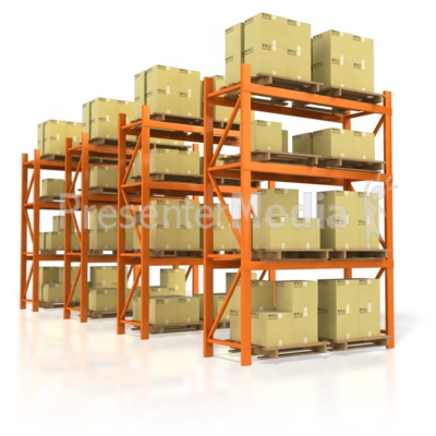 Warehouse Product Presentation clipart