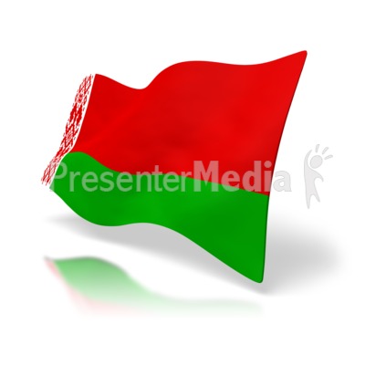Belarus Flag Presentation clipart