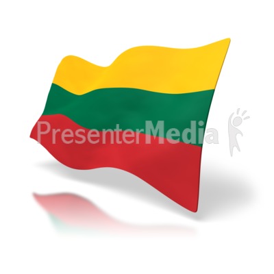 Lithuania Flag Presentation clipart