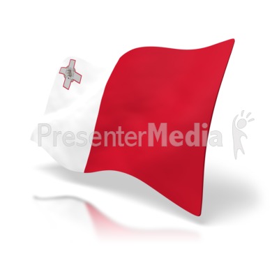 Malta Flag Presentation clipart