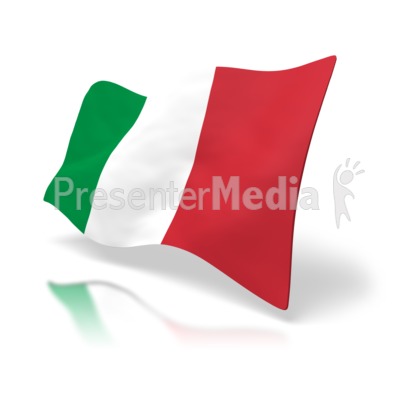 Italy Flag Presentation clipart