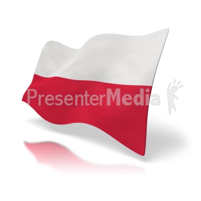Poland Flag Presentation clipart