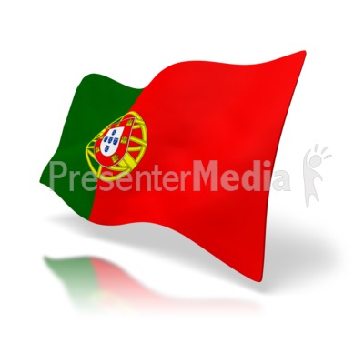 Portugal Flag Presentation clipart