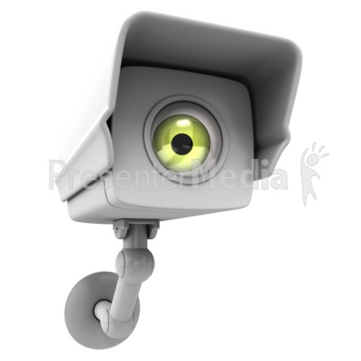 Camera Surveillance Big Brother Presentation clipart