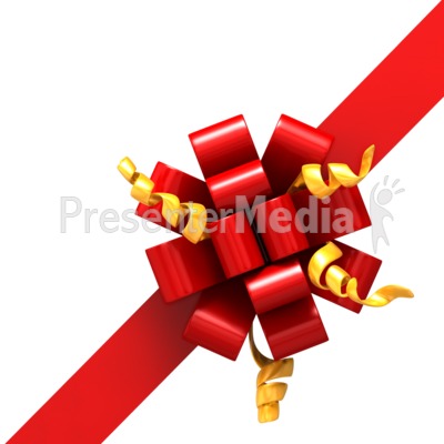Right Corner Ribbon- Bow Part 2 Presentation clipart