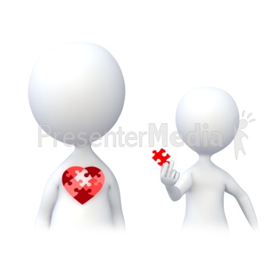 Heart Stick Figure