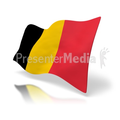 Belgium Flag Presentation clipart