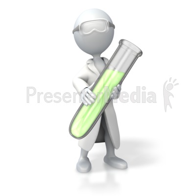 Scientist Test Tube Presentation clipart