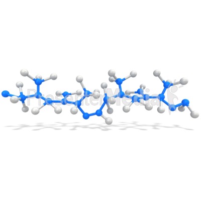 generic polymer molecule chain Presentation clipart