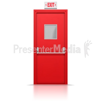 clipart door opening. Exit Door PowerPoint Clip Art