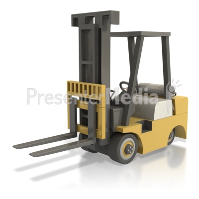 Forklift Presentation clipart