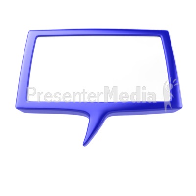 Speech Bubble Presentation clipart