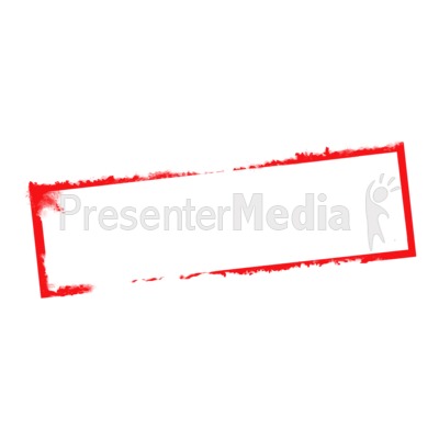 Blank Stamp Narrow Presentation clipart