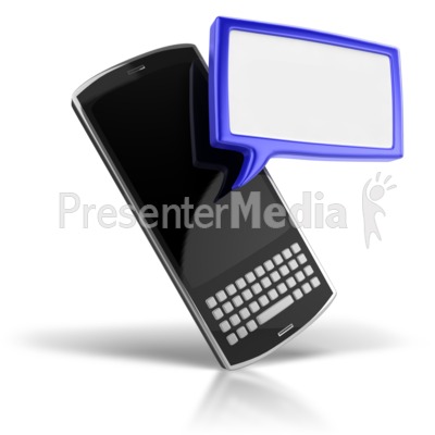 Your Text Messaging Phone Presentation clipart