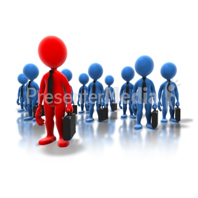 Business Professionals Standout Presentation clipart