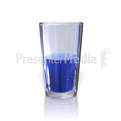Glass Half Empty Presentation clipart