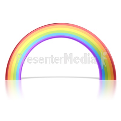 Shiny Rainbow Presentation clipart