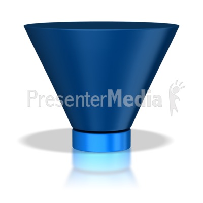 Two Stage Funnel Presentation clipart