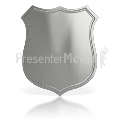 Blank Authority Badge Presentation clipart