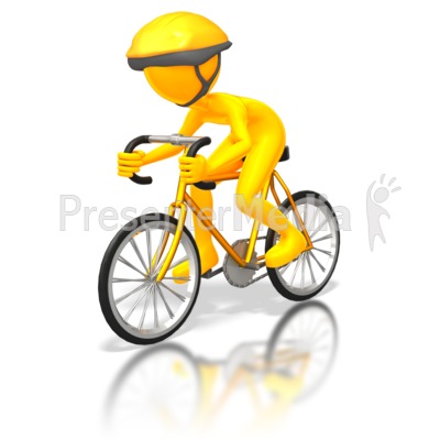 Street Cyclist Racer Presentation clipart
