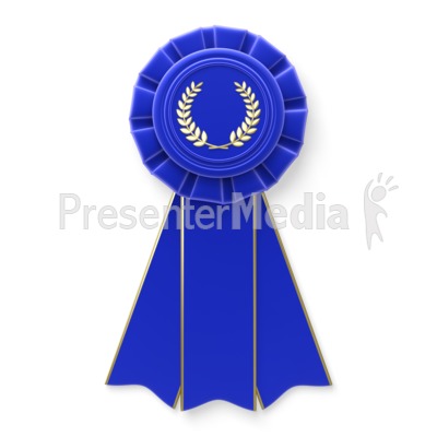 Blue Ribbon Presentation clipart