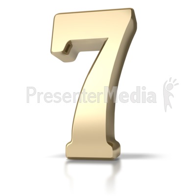 Gold Seven Presentation clipart