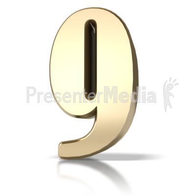 Gold Nine Presentation clipart