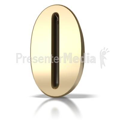 Gold Zero Presentation clipart