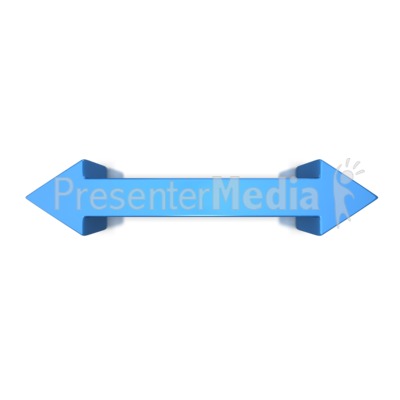 Double Arrow Strait Presentation clipart